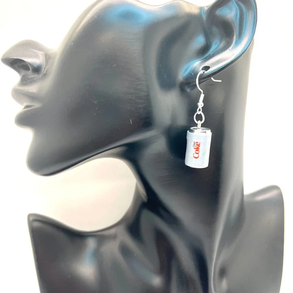 Diet Coke Earrings - Drink Earrings - Soda Earrings - Coca Cola Earrings - Picture 9 of 10